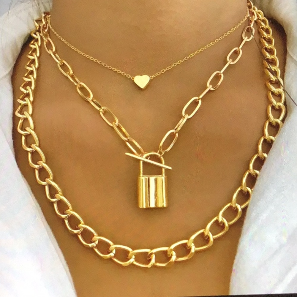 Love Lock Pendant Necklace
